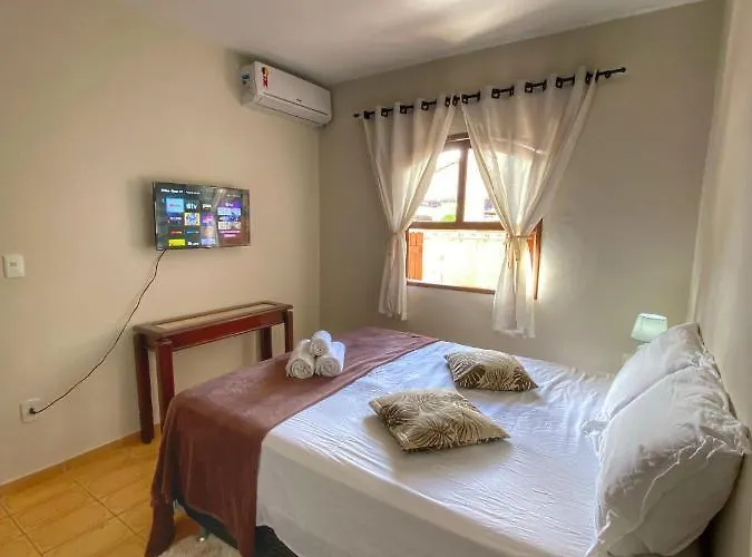 Casa Aconchegante A 400M Da Praia Da Tartaruga - Ar Condicionado - Wifi 450Mb - Netflix - Cozinha Completa - Garagem